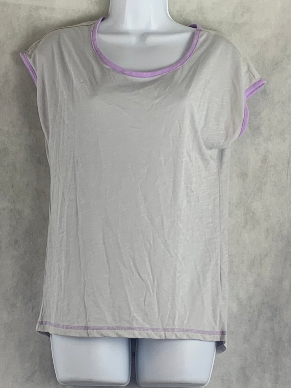 Jenni Women's Sleeveless Lightweight Lounge Pajama Top, Silver Lilac, XS